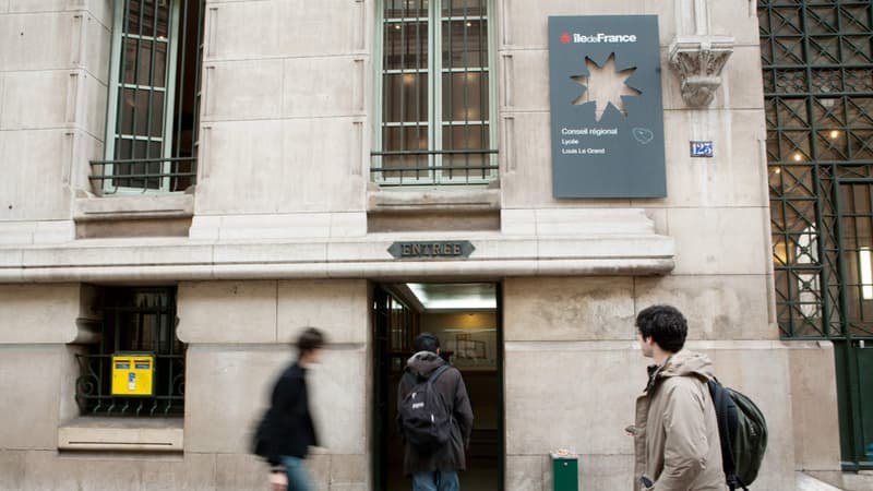 Le lycée Louis-le-Grand à Paris. 