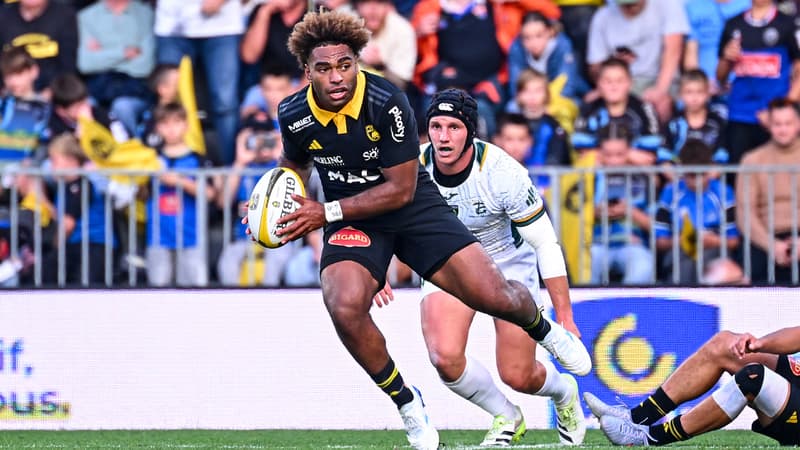 "Je ne m'attendais pas à faire autant de percées": grand espoir du rugby français, le Rochelais Simeli Daunivucu a pris date face au Leinster