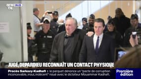 Pour la première fois, Gérard Depardieu reconnaît un contact physique lors de son procès 