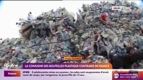 La consigne des bouteilles plastique contrarie en France