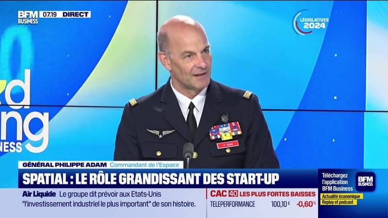 Général Philippe Adam (commandant de l'espace) : Spatial, le rôle grandissant des start-up - 25/06