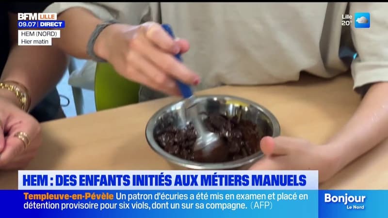 Pâtisserie, drone... Des activités ludiques proposées au centre de loisir de Hem