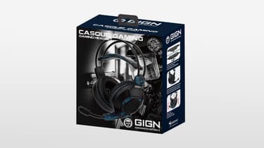 Casque de gaming aux couleurs du GIGN