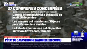 Intempéries dans les Hautes-Alpes: l'état de catastrophe naturelle officiellement reconnu
