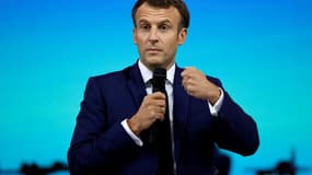 Emmanuel Macron au forum de l'égalité de l'Onu à Paris, le 30 juin 2021