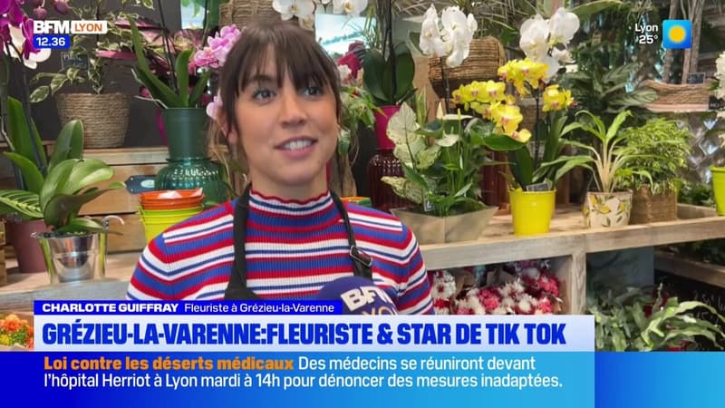 Grézieu-la-Varenne: Charlotte, fleuriste, est devenue une star sur les réseaux sociaux