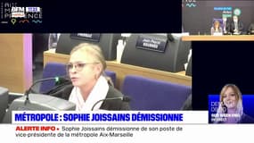 Métropole : Sophie Joissains démissionne