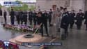 Commémorations du 8-mai: Emmanuel Macron ravive la flamme du Soldat inconnu