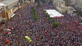 Alexandrie, 30 juin 2013 : manifestation monstre, comme à travers toute l'Egypte, pour réclamer le départ du président Morsi.