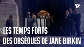 Hommages de Charlotte et Lou, "La Javanaise"... Les moments forts des obsèques de Jane Birkin