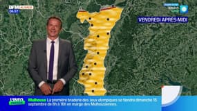 Météo Alsace: des pluies persistantes puis des éclaircies ce vendredi, jusqu’à 26°C à Mulhouse