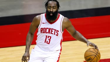 James Harden sous les couleurs des Rockets au mois de décembre avant de rejoindre les Nets