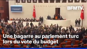 Une bagarre a éclaté au parlement turc lors du vote du budget 