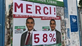 Affiche électorale à Trappes