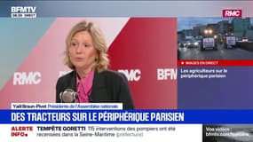 Colère des agriculteurs: "Je ne soutiens pas les blocages", nuance Yaël Braun-Pivet, présidente de l'Assemblée nationale