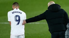 Karim Benzema et Zinedine Zidane