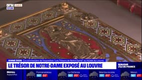 Paris: le trésor de Notre-Dame exposés au Louvre
