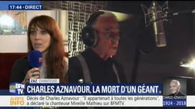 "Chanter avec lui, c'était comme chanter avec mon grand-père", se confie Zaz, après la mort de Charles Aznavour