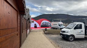 La fan zone du rallye Monte-Carlo 2025 à Gap (Hautes-Alpes), le lundi 20 janvier 2025.