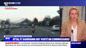 Visite de Gabriel Attal au commissariat d'Ermont: "J'y vois avant tout une mise en scène", affirme Edwige Diaz (RN)