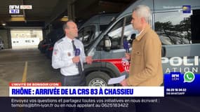 Rhône: Matthieu Pancrazi commente l'arrivée de la CRS 83 dans le Rhône