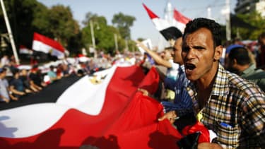 Des manifestants réclamant le départ de Morsi, il y a quelques jours.