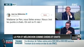 Président Magnien ! : Le Pen et Mélenchon comme chien et chats - 20/04