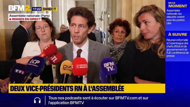 Vice-présidents RN à l'Assemblée: l'écologiste Jérémie Iordanoff parle d'un 