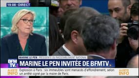 Macron face aux maires: Marine Le Pen "n'est pas dupe de l'opération de communication que représente cet exercice"