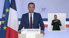 Olivier Véran lors d'un point presse à l'Élysée le 7 juin 2023 