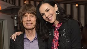Mick Jagger et L'Wren Scott.