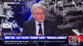 Pour Thierry Breton, ancien ministre de l'Économie, "les taxes de Donald Trump sont brouillonnes"