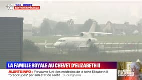 Elizabeth II: l'avion privé de la famille royale arrive à Aberdeen