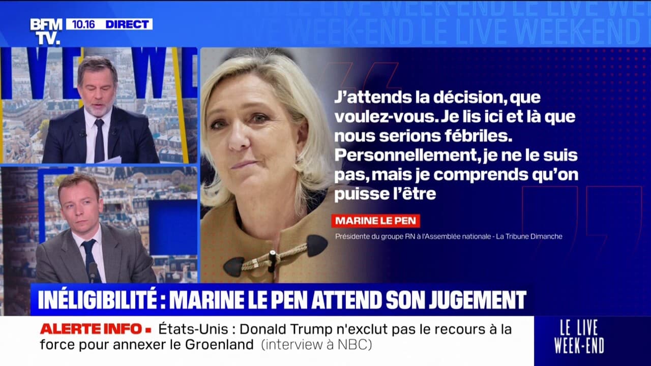 Procès des assistants parlementaires: Marine Le Pen "ne croit pas" qu