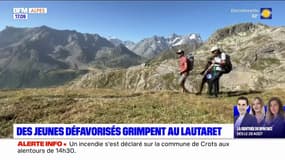 Hautes-Alpes: des jeunes défavorisés grimpent au Lautaret