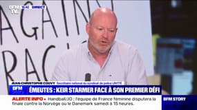 Jean-Christophe Couvy (secrétaire national du syndicat de police UN1TÉ), sur les émeutes au Royaume-Uni: "Ce qui est arrivé en Angleterre peut aussi malheureusement arriver dans notre pays"