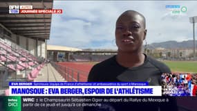 Manosque: Eva Berger, espoir de l'athlétisme pour les JO 2024