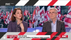 Le Grand Oral de Yves Veyrier, secrétaire général du Syndicat Force Ouvrière - 23/08
