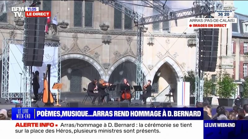 Sur un air de Mozart, l'hommage à Dominique Bernard débute à Arras