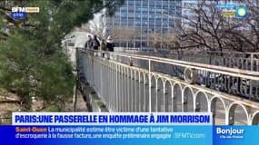 Paris: une passerelle en hommage à Jim Morrison