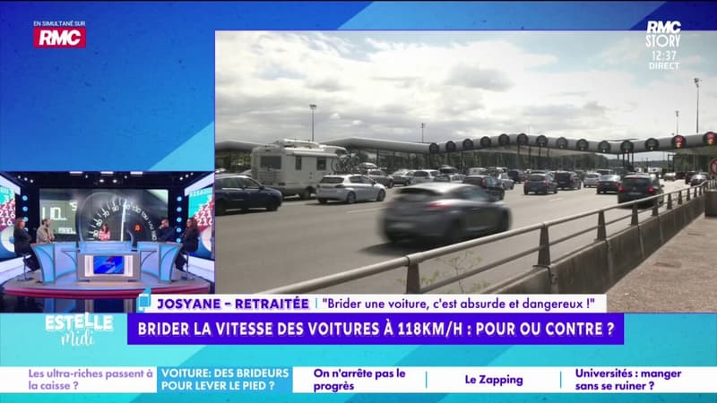 Brider la vitesse des voitures : "Quand on double, on a besoin de puissance", défend Josyane