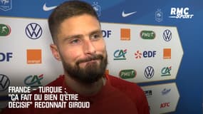 France – Turquie : « Ça fait du bien d’être décisif » reconnaît Giroud
