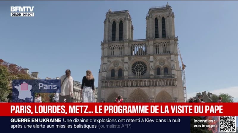 Paris, Lourdes, Metz... Le programme de la visite du pape en France
