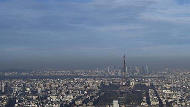 La capitale luttant contre le pic de pollution, mle 9 décembre 2016.