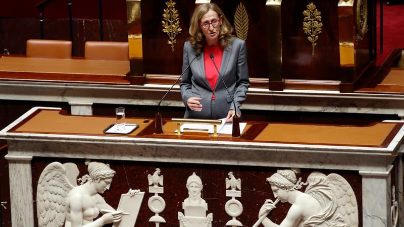 Nicole Belloubet à l'Assemblée nationale