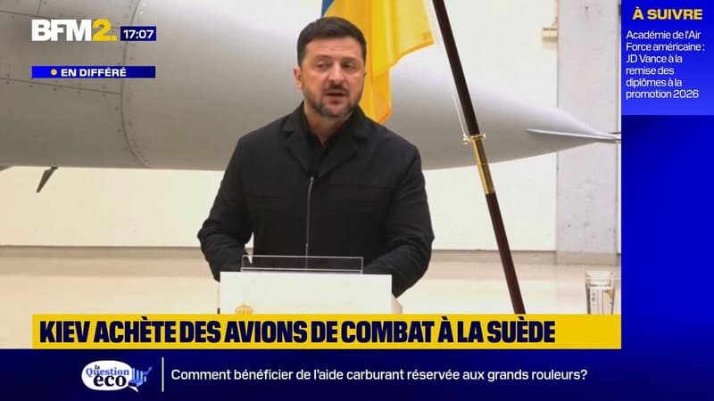 Kiev va acheter 20 avions de chasse Gripen à la Suède, grâce au prêt européen de 90 milliards
