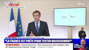 Olivier Véran: "Le test sera remboursé à 100% par l'assurance maladie"