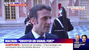 Adhésion de l'Ukraine à l'UE: Emmanuel Macron estime qu'il "faut envoyer un signal fort" mais appelle à la "vigilance"