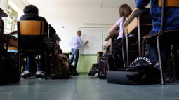 Ecole: une salle de classe dans un collège