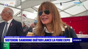 Sisteron: la foire exposition de retour et inaugurée par Sandrine Quétier 